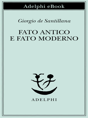 cover image of Fato antico e Fato moderno